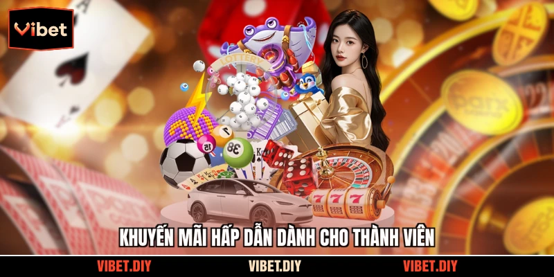 Khuyến mãi hấp dẫn dành cho thành viên